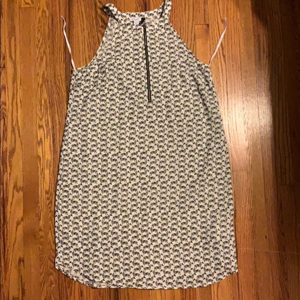 Splendid Maternity Halter Dress-Zebra print